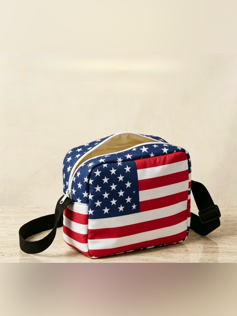 American Flag Crossbody Bag - Red, White & Blue